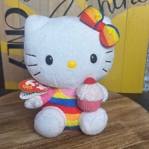 Ty Sanrio Hello Kitty plush Sweater Cupcake 2012’
